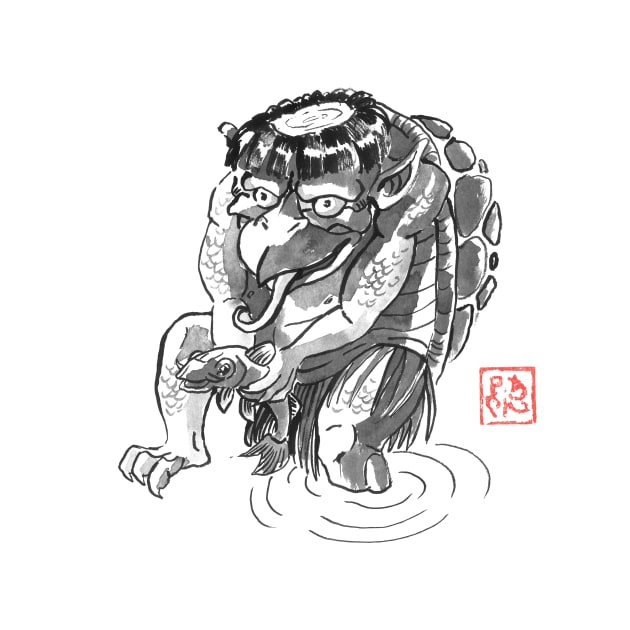 yokai kappa by pechane