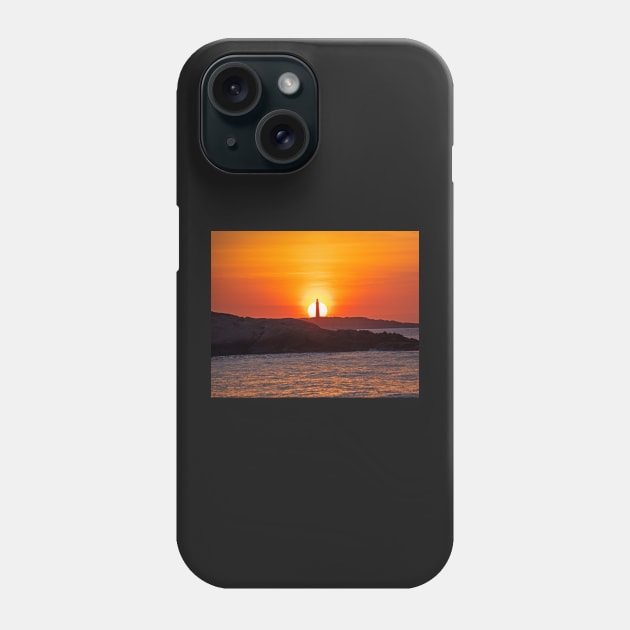 Thacher Island Surise Long Beach Gloucester MA Phone Case by WayneOxfordPh