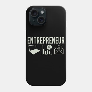 Simple And Minimalist Entrepreneur Typography With Illustration Phone Case