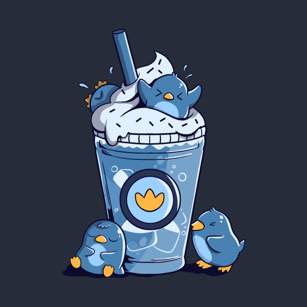 Penguin Iced Coffee by Tobe Fonseca by Tobe_Fonseca