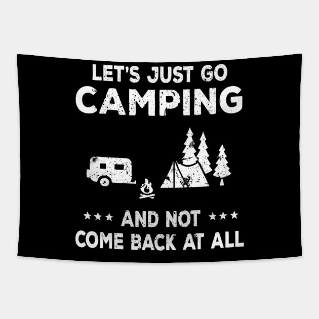 Go Camping Tapestry by POD Anytime