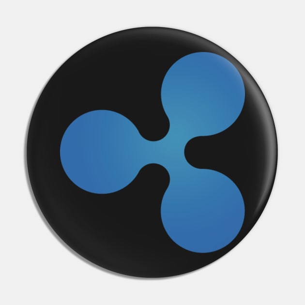 Ripple (XRP) Coin Pin by cryptogeek