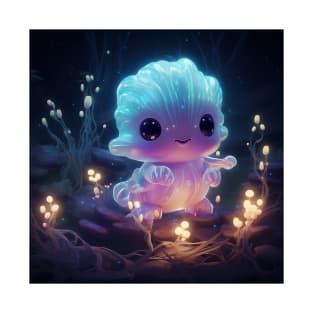 Lumalee - Cute little bioluminescent character T-Shirt