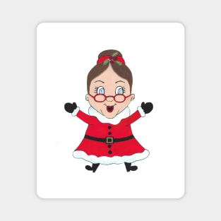 MRS Claus Funny Merry Christmas Magnet