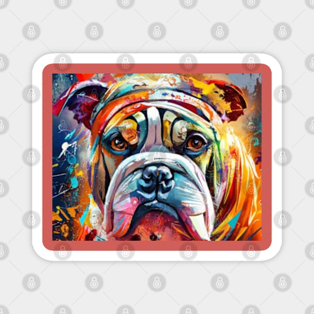 Bulldog Magnet by Mailson