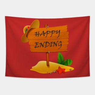 HAPPY ENDING Tapestry