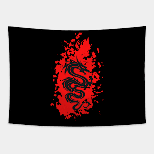 Dragon Splatter Tapestry