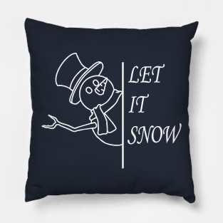 let it snow Pillow