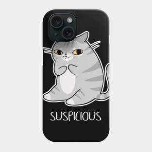 Suspicious Kitten Phone Case