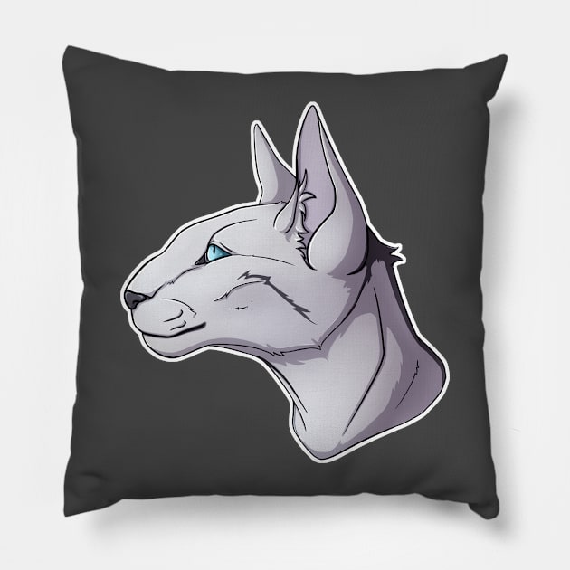 Oriental Cat Pillow by HEllRas