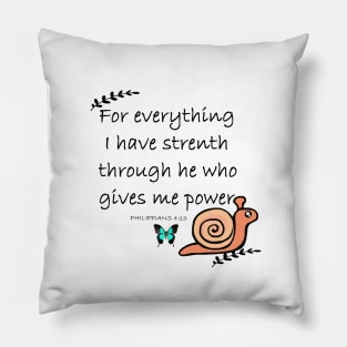 Strength for every Trial Pillow