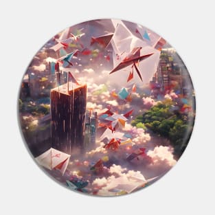 Building Ikigai Origami Life Pin