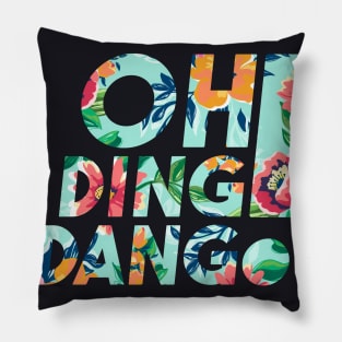 Oh Ding Dang Floral Pillow