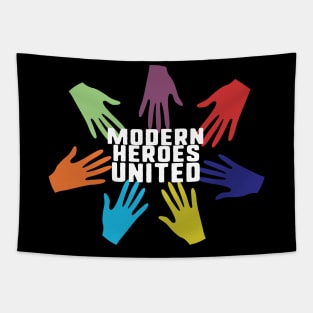 modern heroes united Tapestry