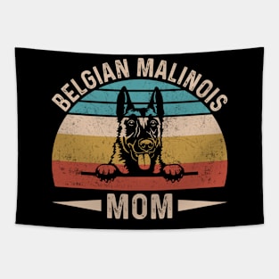 Retro Belgian Malinois Mom Tapestry