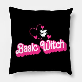 Funny Basic Witch Lazy Costume Girls Women Funny Halloween Pillow