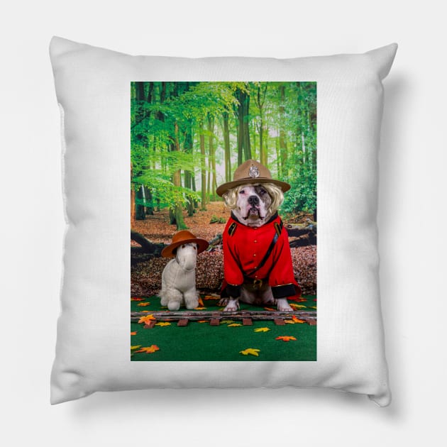 Dudley Do-Right Pillow by TeamPitCrewDogs