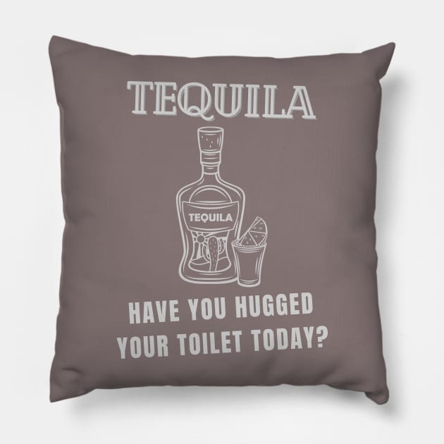 Tequila Design Pillow by PatBelDesign