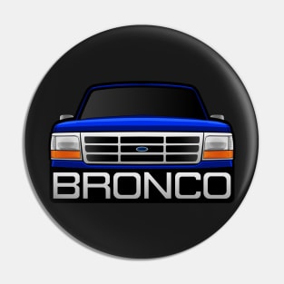 Ford Bronco Blue Obs Pin