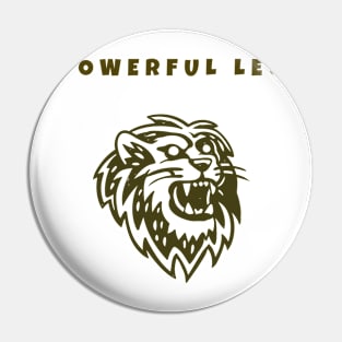 African Lion Pin