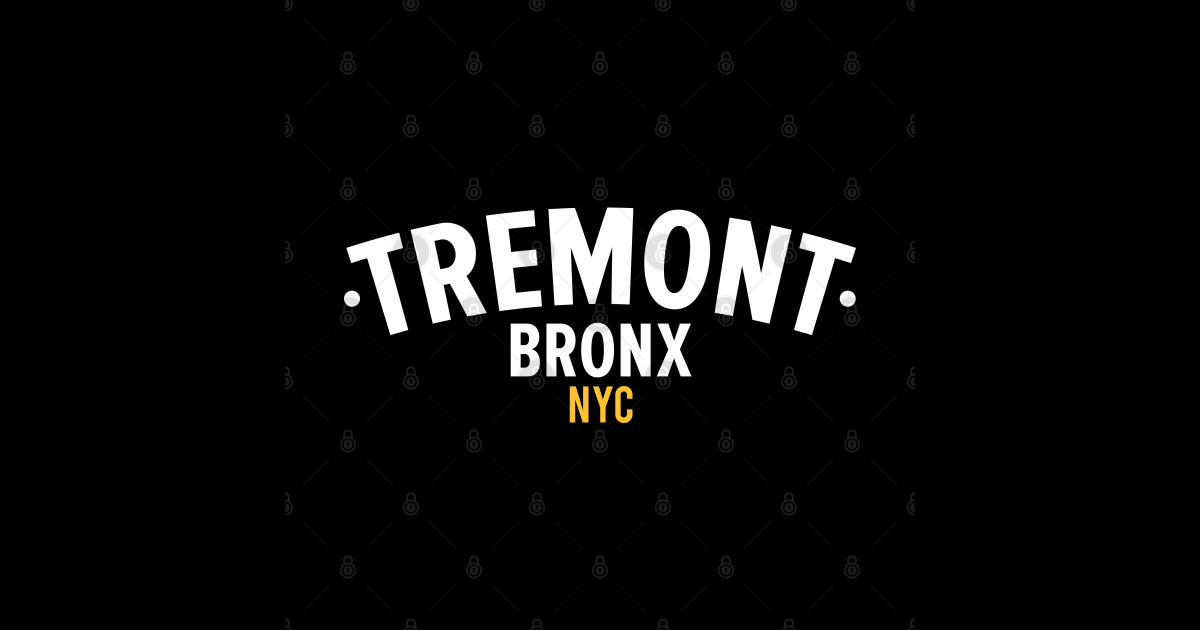 New York Bronx Tremont Bronx Schriftzug Bronx Hip Hop Tremont