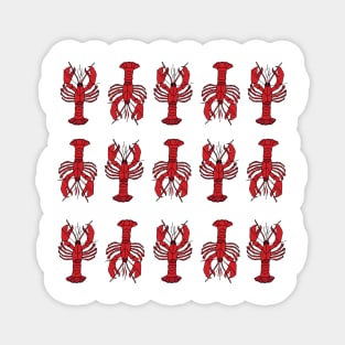 Red Lobsters Magnet