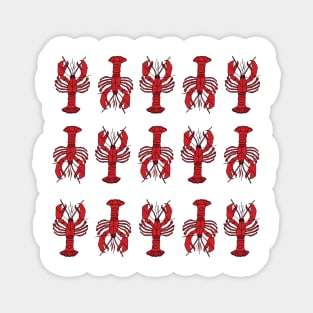 Red Lobsters Magnet