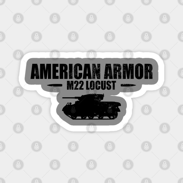 M22 Locust Tank (distressed) Magnet by TCP