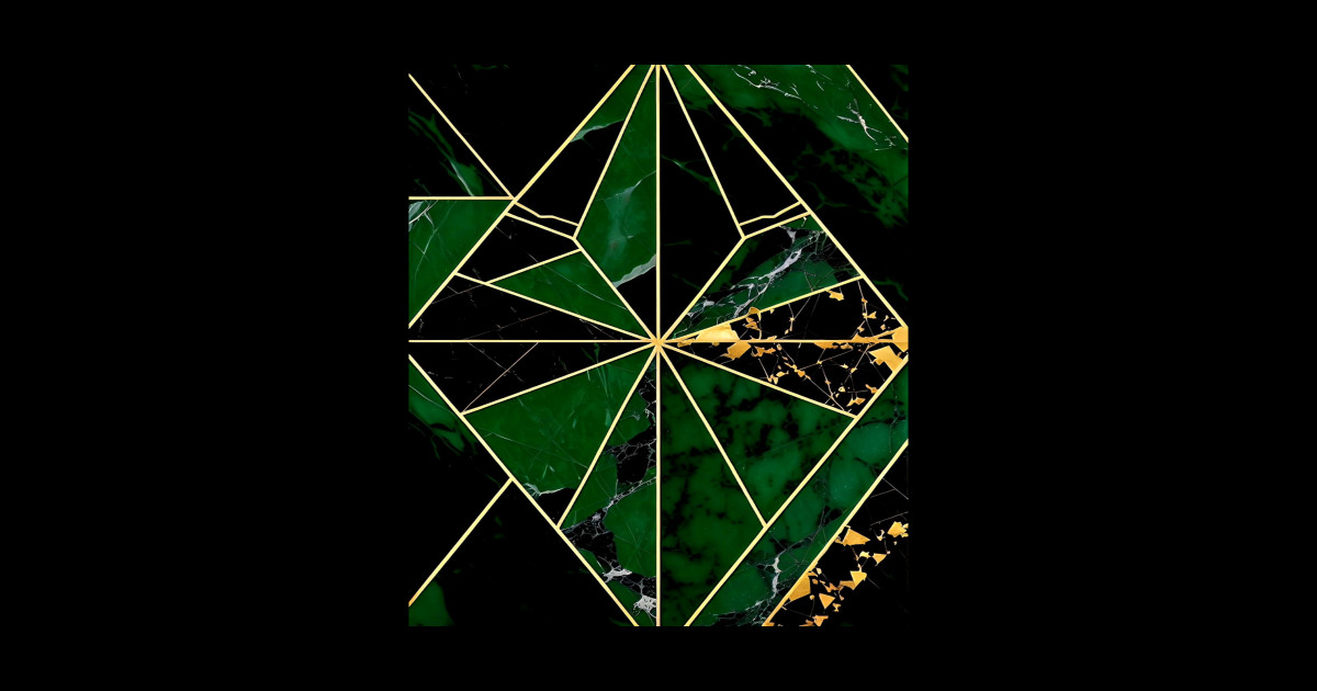 The Archaic Elements. Elegant Royal Precious Marble Sticker TeePublic