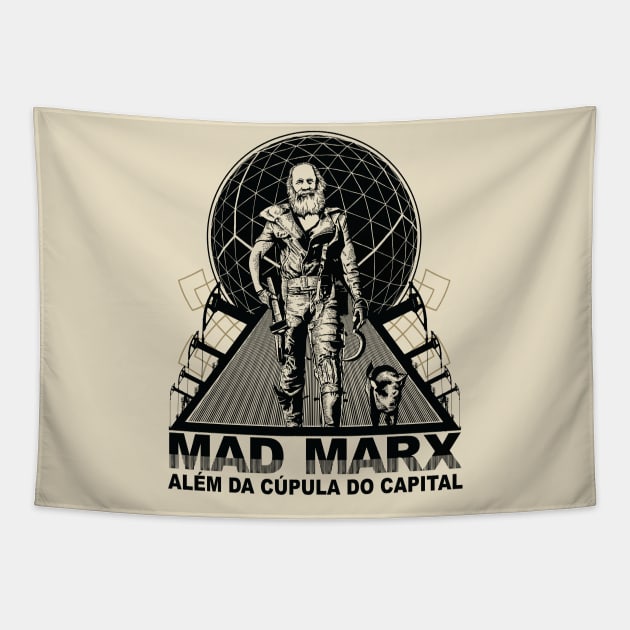 Mad Marx Tapestry by RedBug01