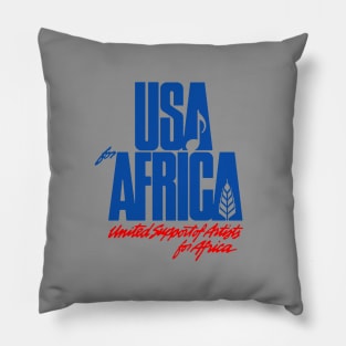 USA for africa merch Pillow