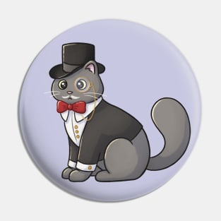 Cat In A Hat Pin