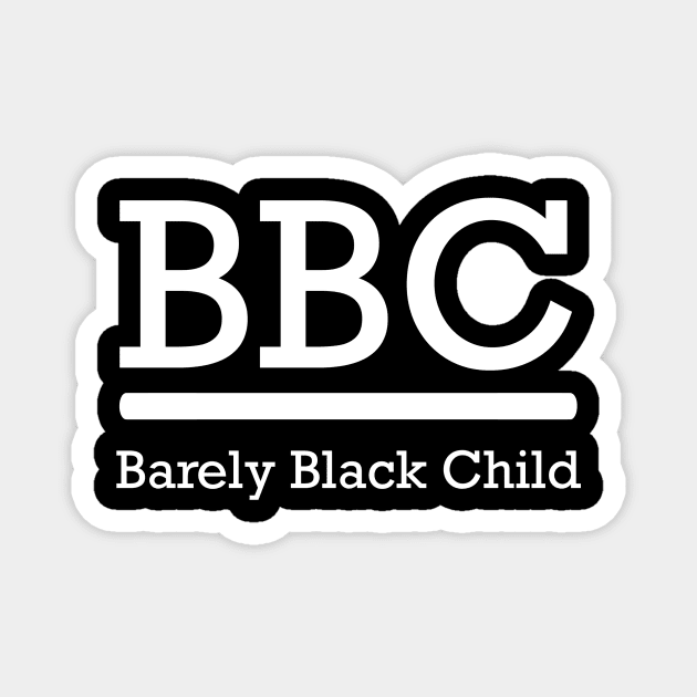 Barely Black Child Magnet by The iconick_ Store