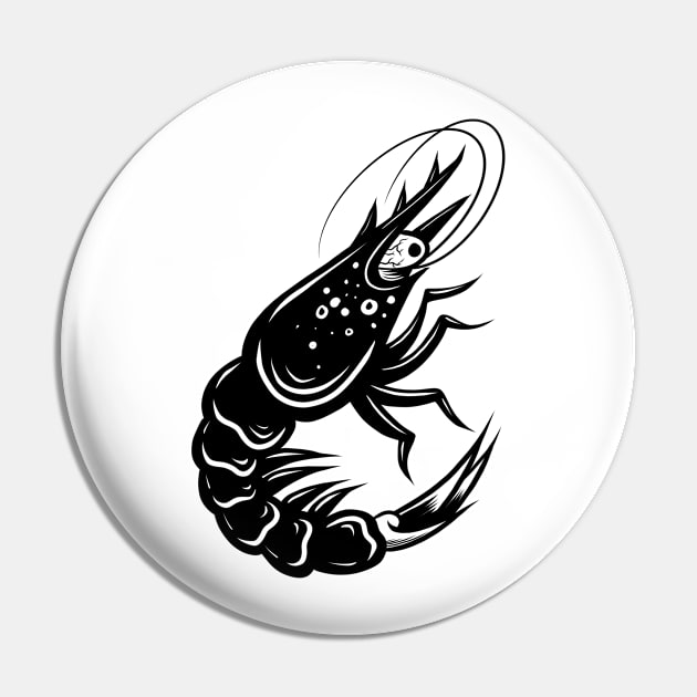 Shrimp Pin by Adorline