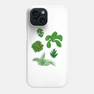 Little Gouache Tropical Plants Phone Case