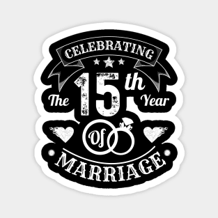 Celebrating The 15th Year Of Marriage Magnet