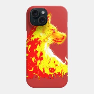 fire dog Phone Case