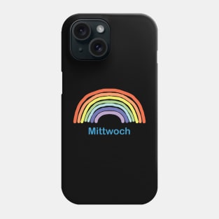 Mittwoch Wednesday Rainbow Phone Case