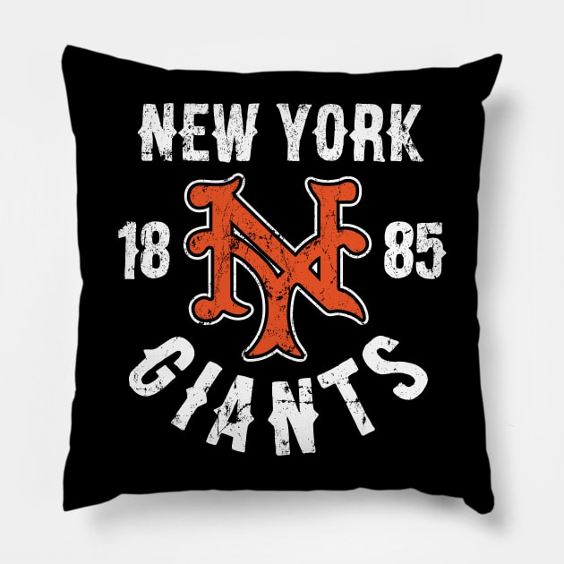 New York Giants Pillow by MindsparkCreative