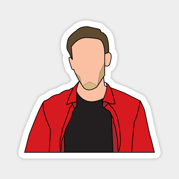 Pewdiepie Minimalist Magnet by Raizenyzer