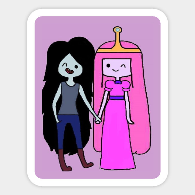 Bubbline Princess Bubblegum Marceline Sticker Teepublic