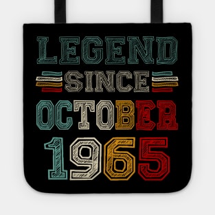 58 Years Old Legend Since October 1965 58th Birthday Tote