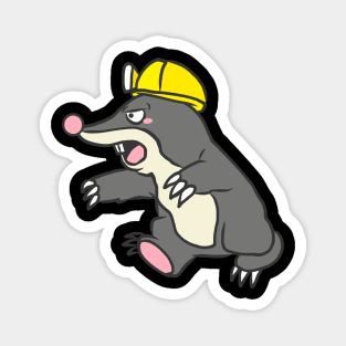 Mole Gardener Animal Funny Garden Gift Cool Magnet