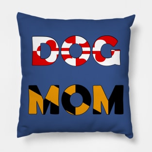 Dog Mom (Maryland) Pillow