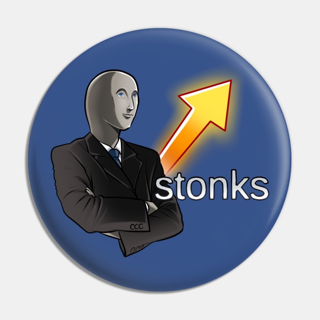 Stonks Pin by NikiP