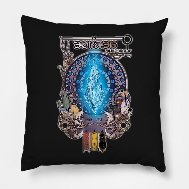 EORZEA UNIVERSITY Pillow by SoraValtieri