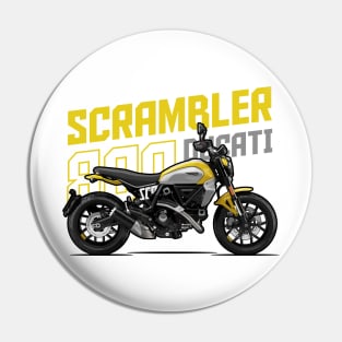 Ducati Scrambler 800 Icon - Yellow Pin