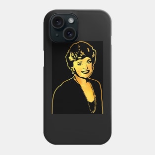 Rue McClanahan | Gold Series | Pop Art Phone Case