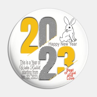 2023 Year of the Rabbit Pin