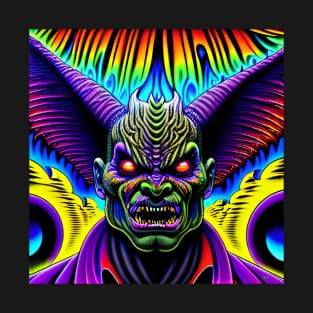 Retro SciFi Monsters: Trippy Horror 217 T-Shirt